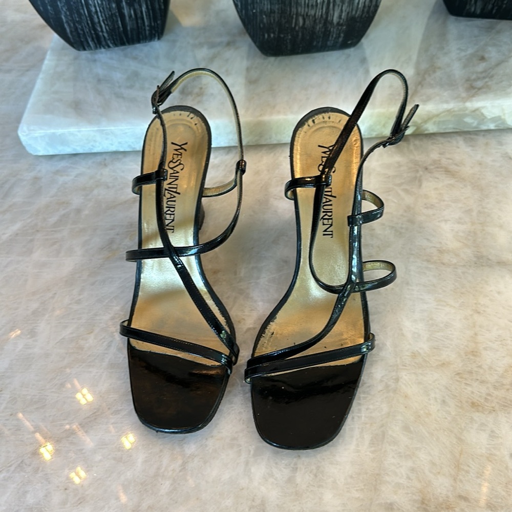 YSL sandals Yves Saint Laurent size 38 USA 8 - Picture 3 of 13